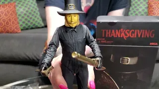 NECA Thanksgiving John Carver Horror Movie Action Figure Unbox & Review Video from Elm Street Toys