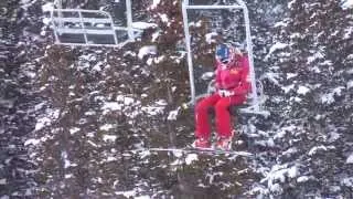 Mikaela Shiffrin Training at Loveland Ski Area