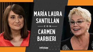 Carmen Barbieri con María Laura Santillán: "Los médicos decían 'ésta tiene todas las de perder'"