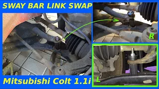 Mitsubishi Colt 1.1i - Sway Bar Link Swap (HD)