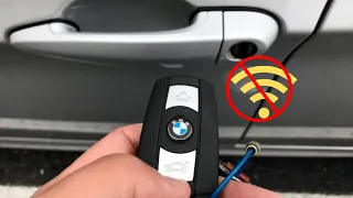 BMW E60  Problema telecomanda cheia nu funcționează , rezolvare problema (Key not working) solved