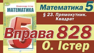 Істер Вправа 828. Математика 5 клас