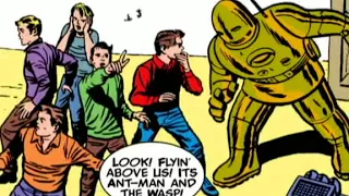 Early digital animated talking comic  Avengers #1