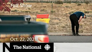 CBC News: The National | Alec Baldwin prop gun shooting, Kids’ vaccines, Supply chain woes