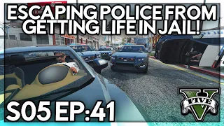 Episode 41: Escaping Police From Getting Life In Jail! | GTA RP | Grizzley World Whitelist