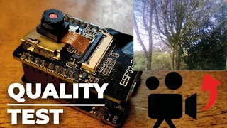 ESP32-CAM OV2640 - Quality Test - Outdoor & indoor