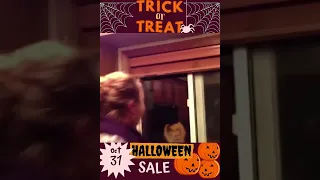 Halloween-Scary Voyeur Peeper Decoration Window Mask Peeper-Creeper Peeping