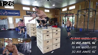 Rich Froning + Dre Strohm: Muscle Ups & Box Jumps, FULL WORKOUT