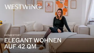 Kleine Räume platzsparend einrichten | So elegant stylt Janina ihre 2-Zimmer Wohnung | Hometour