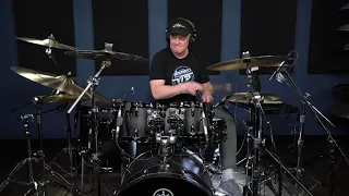 "Easy Lover" by Phil Collins and Philip Bailey cover re done on an acoustic drum kit at Drumeo.