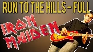 Iron Maiden - Run To The Hills FULL Guitar Lesson (With Tabs!)