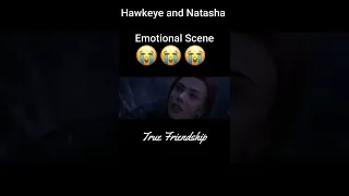 NATASHA AND HAWKEYE | BLACK WIDOW | EMOTIONAL SCENE | TRUE FRIENDSHIP | AVENGERS | MARVEL #shorts