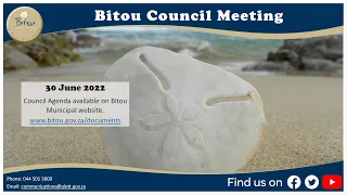 Ordinary Council Meeting | 30 June 2022 | Bitou Local Municipality