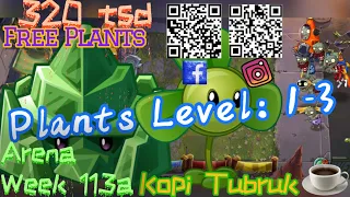 ☕️ Plants vs Zombies 2 Arena week 113a over 320 tsd, PvZ2 Aloe Tournament, Low Level, Free Plants 🌱