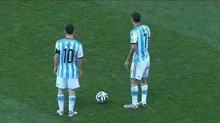 Lionel Messi vs Switzerland (World Cup 2014) 1080i English Commentary