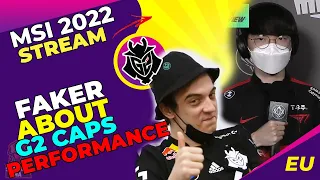 T1 Faker About G2 Caps Performance at MSI 2022