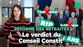 Réforme des retraites, RIP….  On vous résume la décision du Conseil constitutionnel