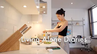 Living Alone Diaries | Casual week of getting my life and apartment together, cooking and cleaning!