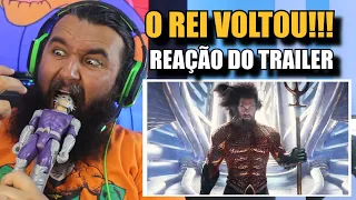 Reação Trailer AQUAMAN 2: O REINO PERDIDO - Fã desesperado! Merecemos esse filme maravilhoso da DC!