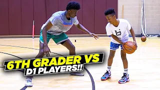 6th Grader SHOCKS D1 Players in 1v1!!