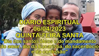DIÁRIO ESPIRITUAL MISSÃO BELÉM - 06/04/2023 - Jo 13,1-15
