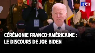 Cérémonie franco-américaine : le discours de Joe Biden