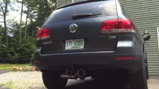 Touareg V6 3.2 with Neuspeed bypass pipe and custom Magnaflow exhaust revs