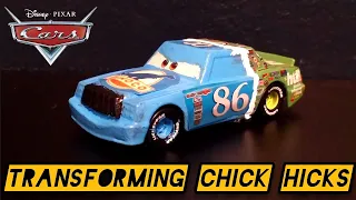 Disney Pixar Cars | Transforming Chick Hicks Diecast Review