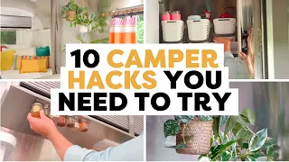 10 Camper Hacks & Tips to Try This Weekend | RV Hacks & Tips