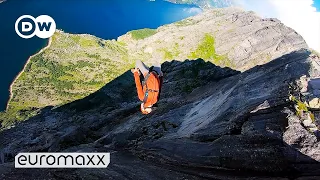 Base Jumping Off One Of The World's Most Famous Cliffs - Heliboogie Festival Norway