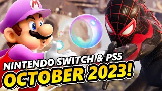 11 BIG Nintendo Switch & PS5 Games in October 2023!