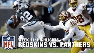 Redskins vs. Panthers | Week 11 Highlights | NFL