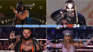 All New Wrestler's Entrances in WWE 2K24 w/Showcase Unlocks and Music