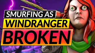 How to RANK UP with EVERY HERO - BROKEN WINDRANGER SMURF Tips ANALysis - Dota 2 Guide