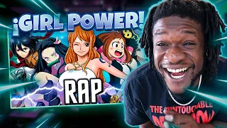 LADIES OF ANIME CYPHER | HalaCG ft. Chi-Chi, Ironmouse, Cami-Cat & More (REACTION)