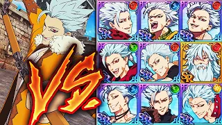 TRANSCENDENT BAN VS EVERY BAN IN THE GAME! | Seven Deadly Sins: Grand Cross