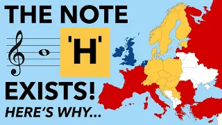 The note 'H' exists! What musical notes are called in Europe