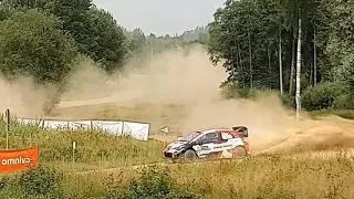 WRC Rally Estonia 2021 ss3 day 1 - pure sound of WRC cars and fans