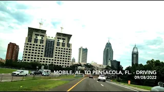 Driving from Mobile, Alabama to Pensacola, Florida