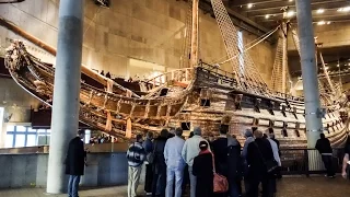 Vasa Museum, home of a 17th century ship, in Stockholm, Sweden