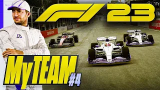 FIRST BAKU SPRINT - F1 23 My Team Career Part 4: Azerbaijan GP