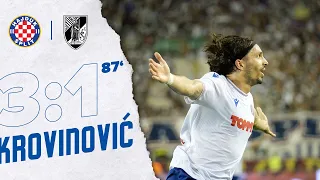 87' GOL! (Krovinović) | Hajduk - Vitoria SC 3-1