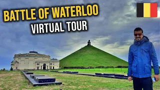 Waterloo Belgium Lion's Mound Virtual Tour 4K | Battle of Waterloo 1815 | Explore with Farukh