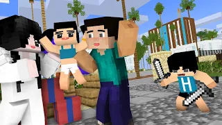 Minecraft, Bad Heeko is Jealous to his Sister - A very touching story Animation