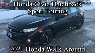 2021 Honda Civic Hatchback Sport Touring Walk Around