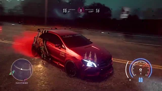 NEED FOR SPEED HEAT   Mercedes AMG A45 TUNING / Customization + GAMEPLAY!