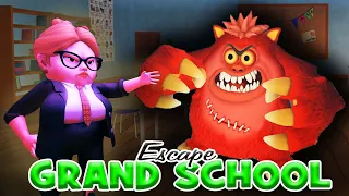 [📖NEW] НОВЫЙ ПОБЕГ ИЗ ШКОЛЫ МОНСТЕР ГОНИТСЯ ЗА МНОЙ ESCAPE GRAND SCHOOL SCARY OBBY! Roblox