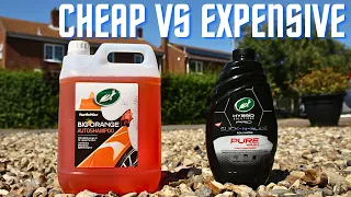 Turtlewax: Cheap Car Shampoo Vs. Expensive