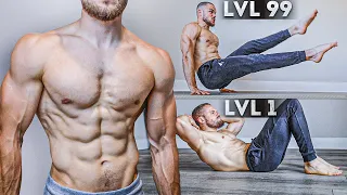 ABS from LvL 1 to LvL 100 WORKOUT (HOW LONG CAN YOU SURVIVE?)