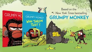 Grumpy Monkey Who Threw That?: A Graphic Novel Chapter Book by Suzanne Lang, Illustrated by Max Lang